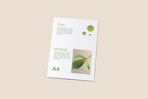A4 Flyer Mockup