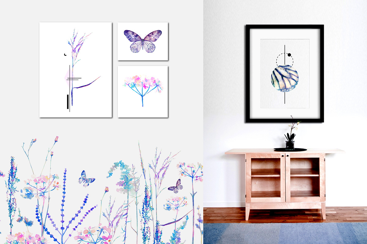 Watercolor floral design collection, a Decorative Illustration by white angel arts (Photo 12 of 16)