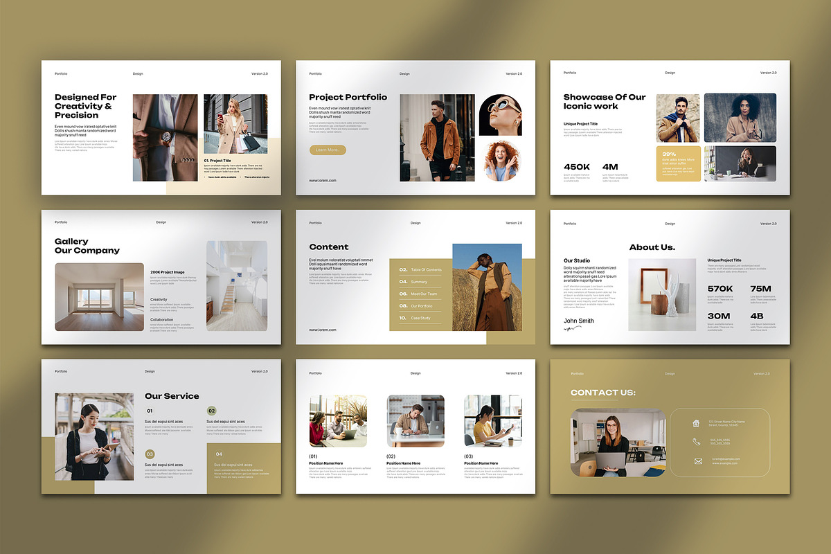 Design Portfolio Presentation, a Presentation Template by Pradaxa (Photo 2 of 4)