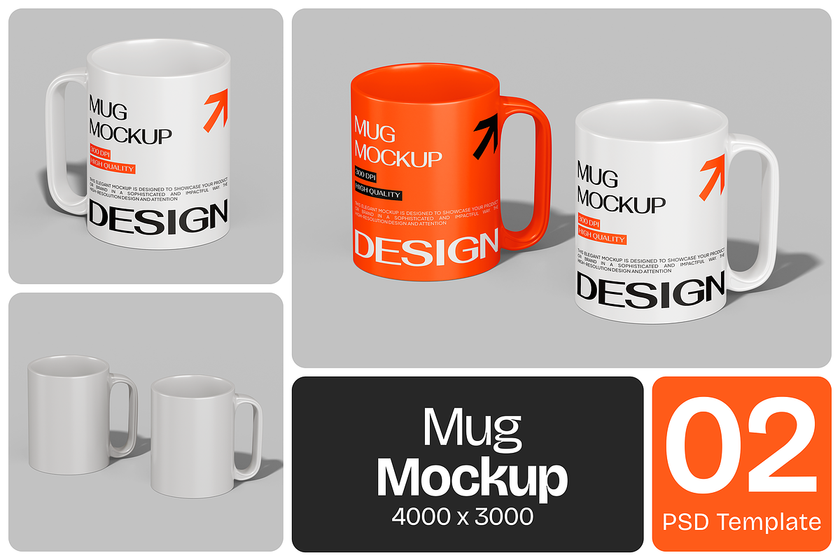 Glossy Mug Mockup, a Household Mockup by Permadi Creative (Photo 1 of 3)