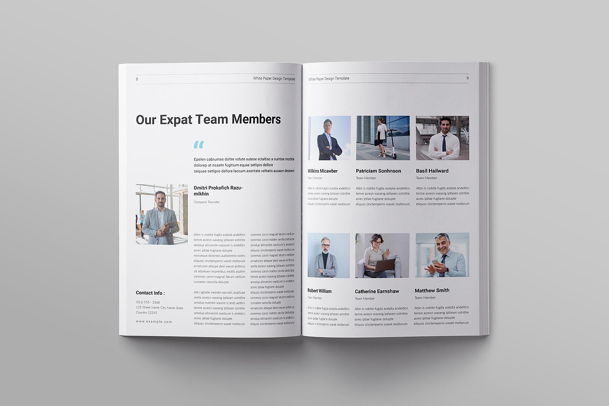 White Paper Template, a Brochure Template by ElvinPrint (Photo 4 of 8)