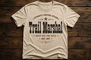 Trail Marshal - Western display font, a Sans Serif Font by Wow Magic (Thumbnail 4 of 5)
