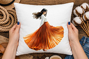 Watercolor Pumpkin Spice Clipart, a Seasonal Illustration by designcity5 (Thumbnail 4 of 5)