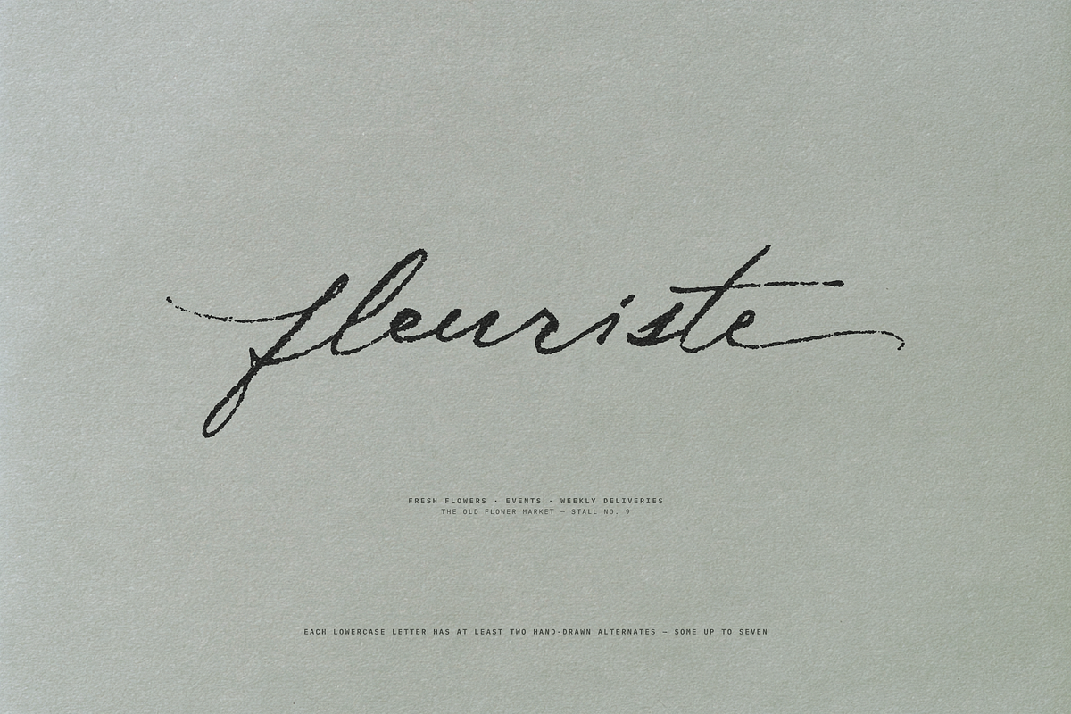 Midnight Symphony // Script font, a Handwritten Font by PeachCreme (Photo 3 of 15)