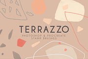 Terrazzo Photoshop Procreate Brushes, a Brush Add-On by Struvictory.art (Thumbnail 1 of 9)