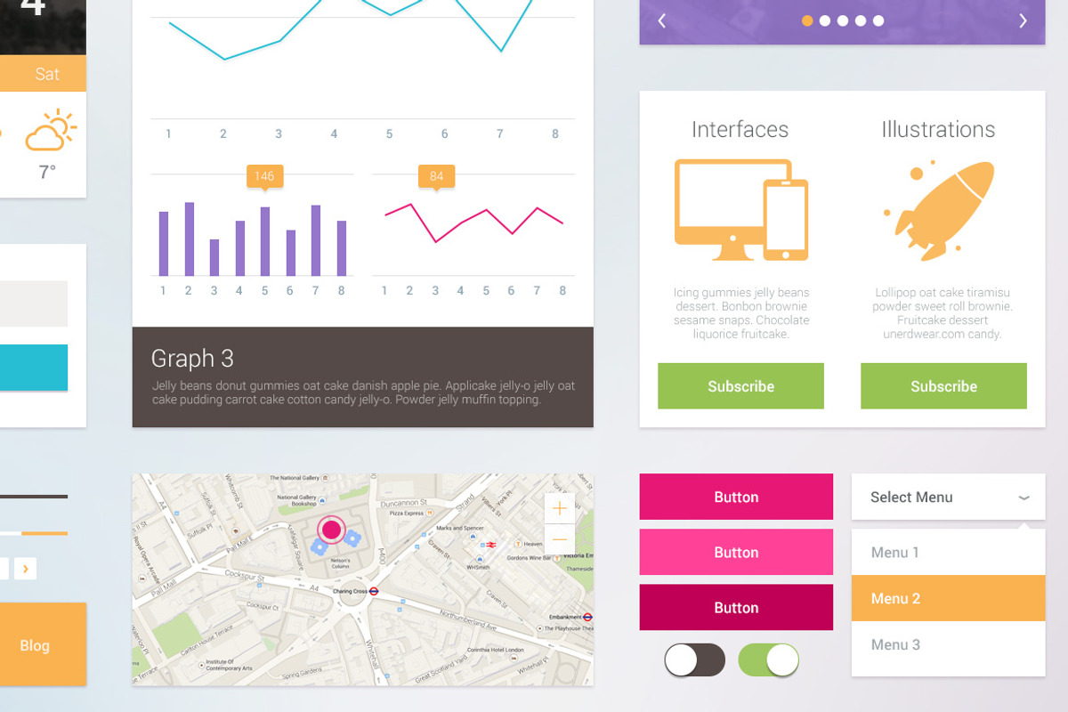 Ahladita UI Kit, an UI Kit Template by buatoom (Photo 4 of 5)