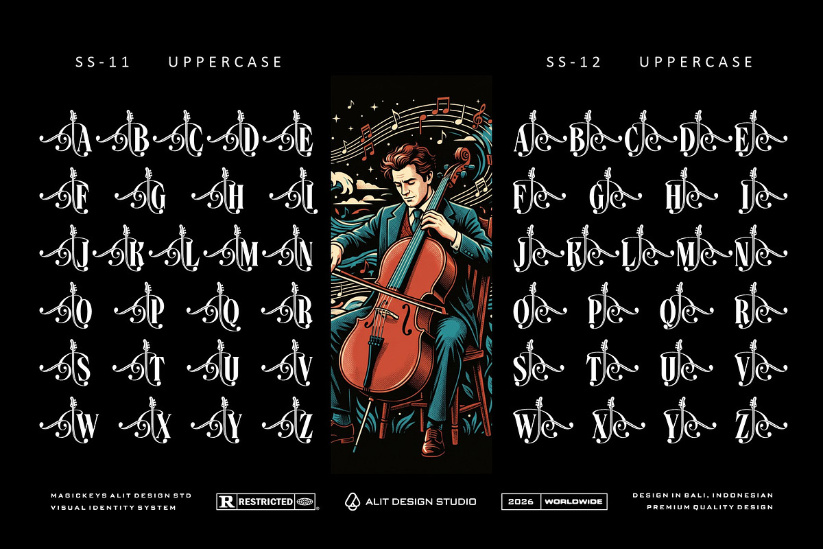 Dream Musical Typeface, a Serif Font by alit design (Photo 13 of 20)