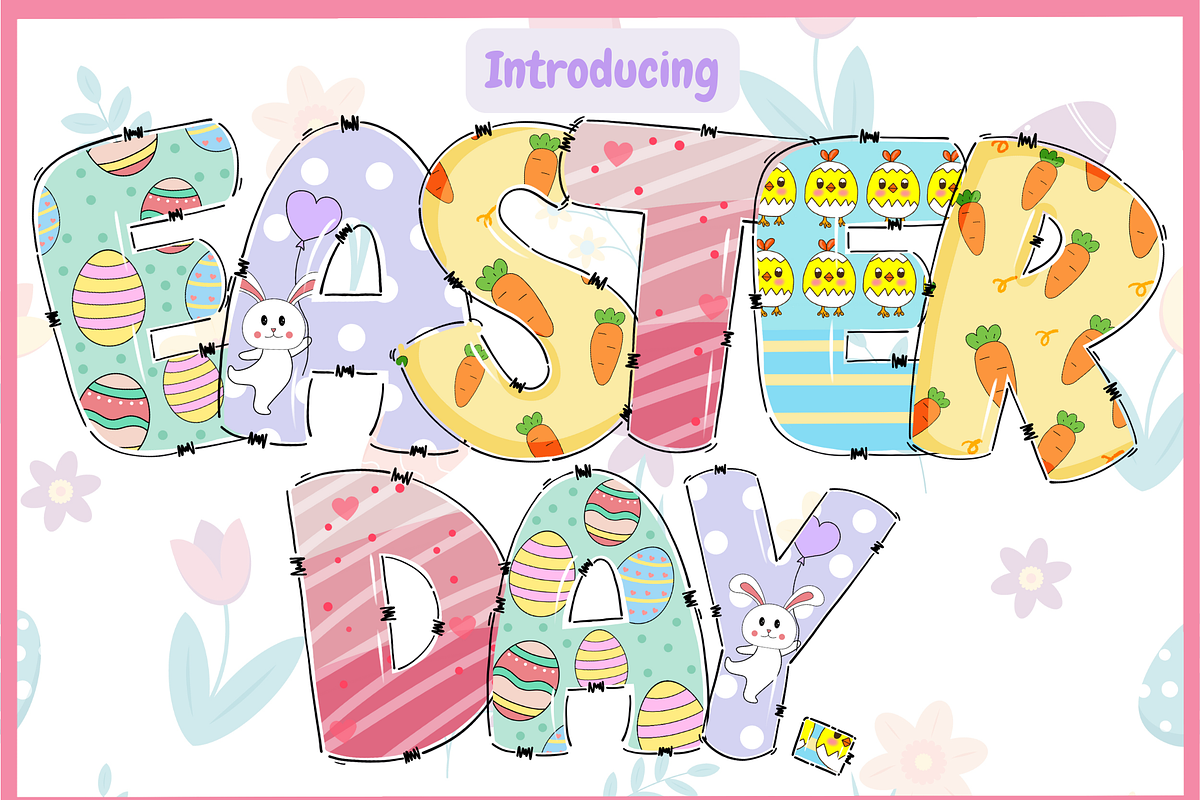 Easter Day-PNG fonts, a Font by It me digital art (Photo 1 of 7)
