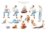 Bohemian House Watercolor Set, an Animal Illustration by Natalia Fedorova (Thumbnail 11 of 21)