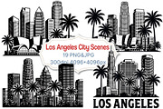Los Angeles Wall art Skyline, an Empty State Illustration by AlexZeL (Thumbnail 1 of 9)