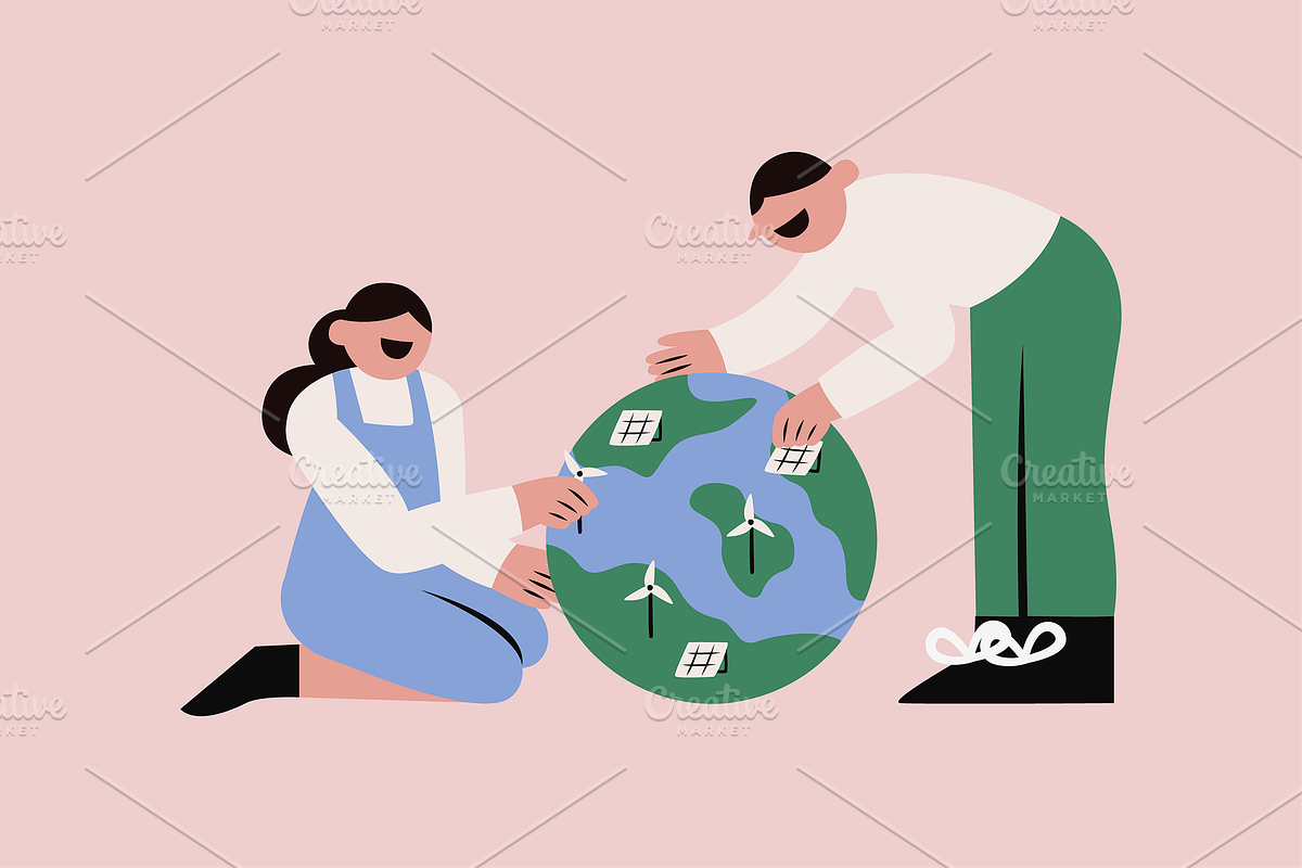 Go Green Illustration, an Object Illustration by Jump Studio (Photo 9 of 10)