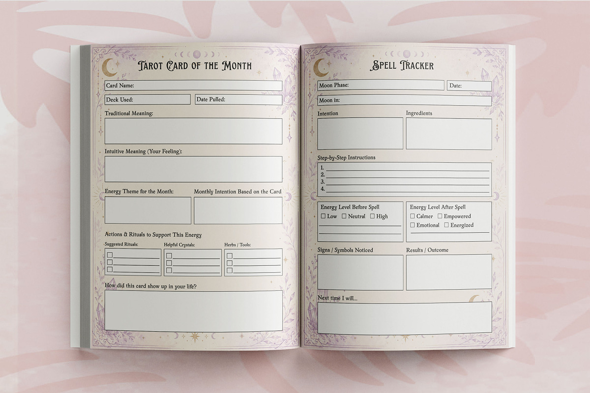 2027 Witchy Planner Workbook, a Marketing Template by Book2bees (Photo 4 of 4)