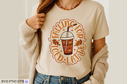 Falling For Iced Latte SVG Halloween, a Graphic by mh_arif (Thumbnail 4 of 4)