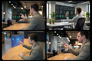 Transparent Screen 5 Mockups, a Device Mockup by Grow Design Craft Studio (Thumbnail 4 of 4)