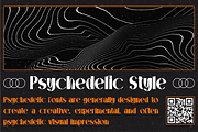 Gradioo - Psychedelic Display Font, a Sans Serif Font by MaikoHatta (Thumbnail 2 of 10)