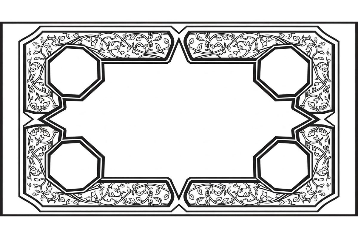 Ornamental Frame SVG Bundle, an Illustration by jahid234 (Photo 23 of 31)
