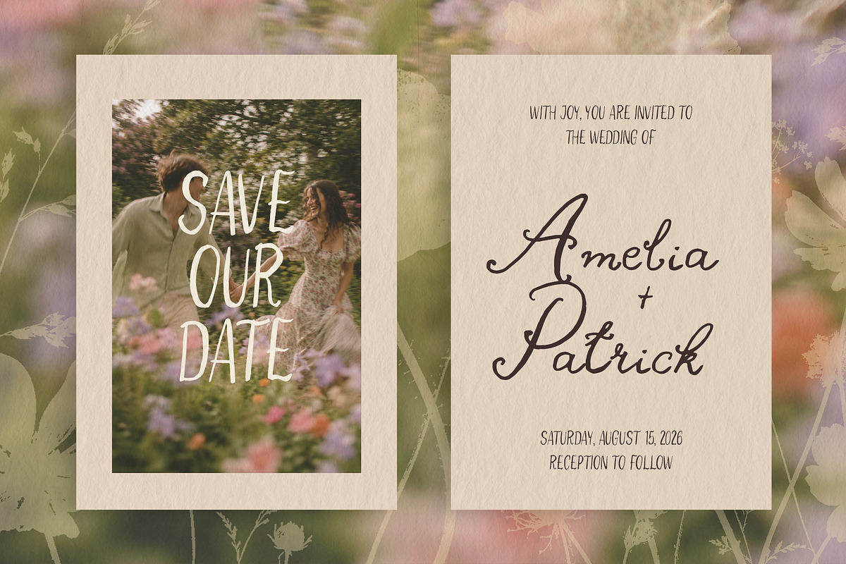 Garden Brunch Script & Sans Duo, a Handwritten Font by BilberryCreates (Photo 3 of 11)