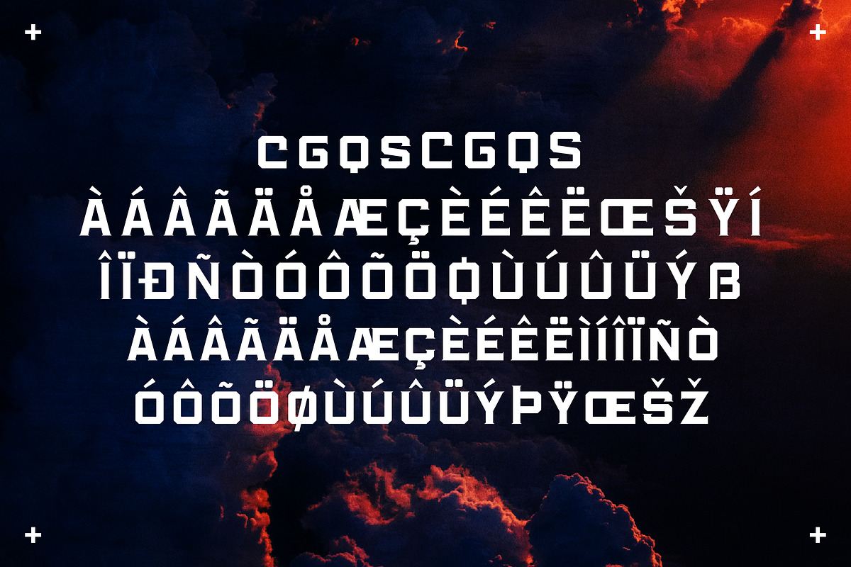 Thunder Squad DIsplay Typeface Font, a Sans Serif Font by Storytype Studio (Photo 14 of 15)