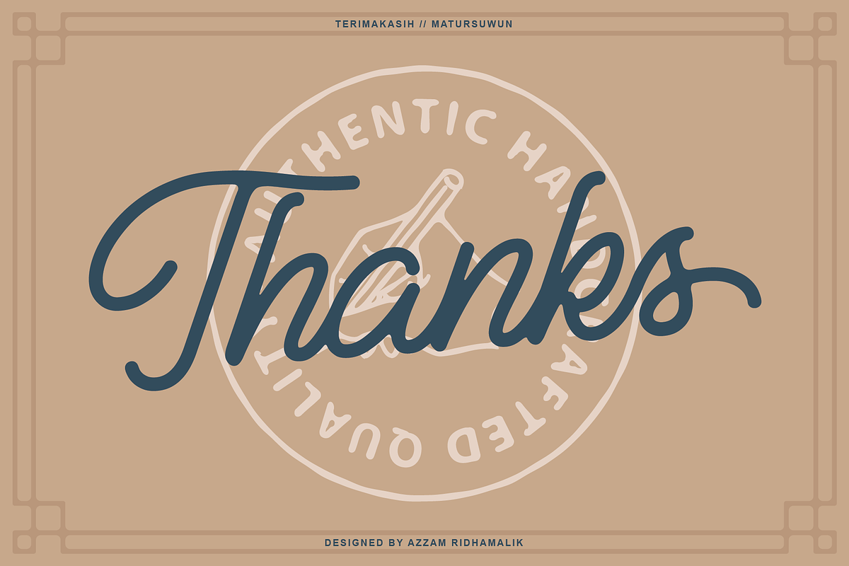 Manteman - Monoline Script Font, a Script Font by Zarma Type (Photo 11 of 11)