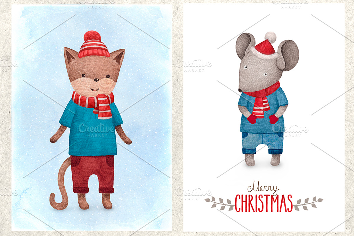 Cute animals and pattern designs, an Animal Illustration by Sundra (Photo 3 of 7)