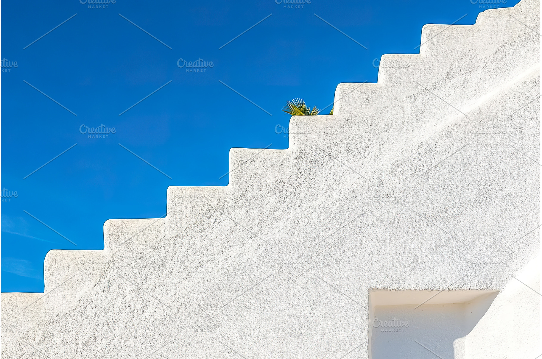 Minimalist Image of White Steps, an Architecture Photo by Lermont51
