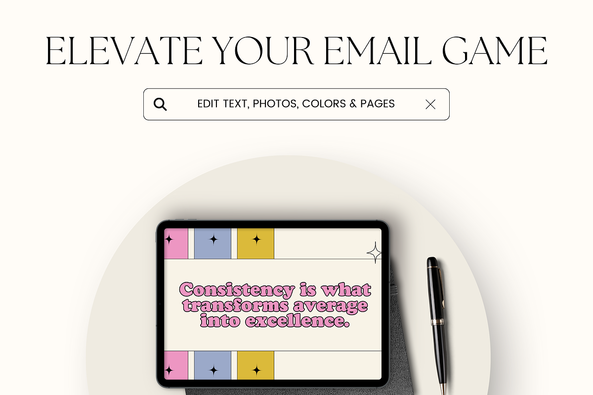 Email Marketing Newsletter Template, an Email Template by Branding Babe Co. (Photo 9 of 9)