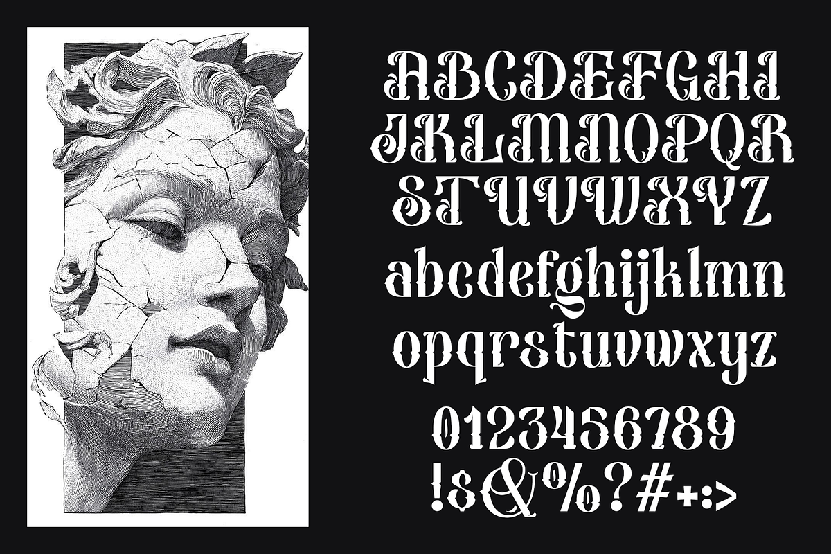 Primavello Font, a Blackletter Font by madeDeduk (Photo 3 of 10)