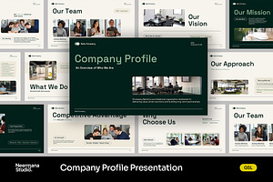 GRINI | Simple Company Profile GSL, a Presentation Template by Neermana