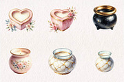 Wax Warmer and Candle Clipart, a Seasonal Illustration by CreationArt (Thumbnail 2 of 7)