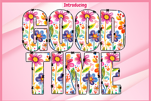 Good Time-PNG fonts