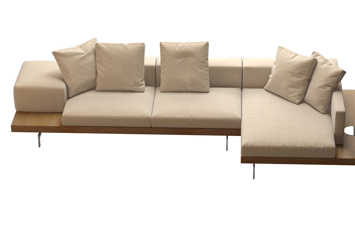 Dock Sofa by B&B Italia, a Furniture 3D Model by NOMODOL (Photo 2 of 10)