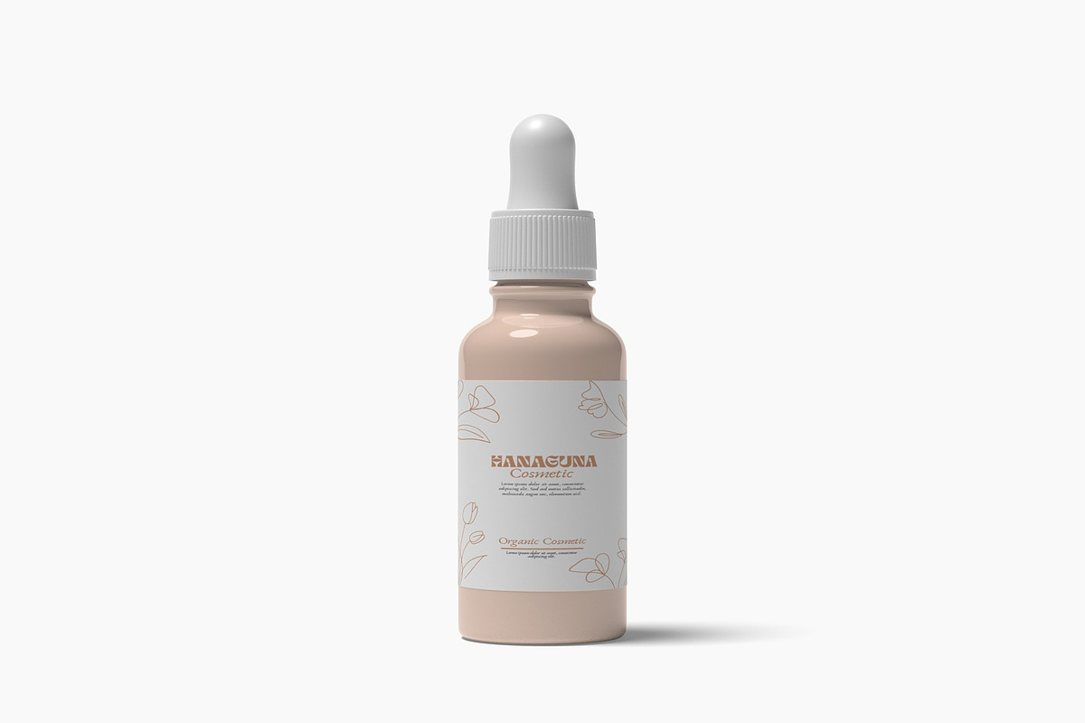Dropper Bottle Mockup, a Packaging Mockup by suciamairastd (Photo 2 of 6)