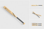 Baseball Bat Mockup Set, an Advertising Mockup by tiyasprabawa (Thumbnail 1 of 5)