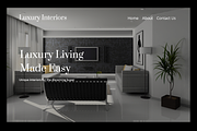 Easy living landing page for AdobeXD, an UI Kit Template by NeptuneDesign (Thumbnail 1 of 6)