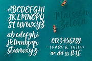 Maisson Zelora - Script font, a Script Font by Majelis Art (Thumbnail 6 of 6)