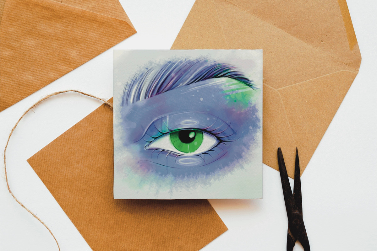Watercolor Eye, a Person Illustration by Volha (Photo 4 of 5)