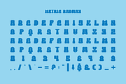 Metric Badway - Retro Font, a Slab Serif Font by Iqsiart Studio (Thumbnail 6 of 6)