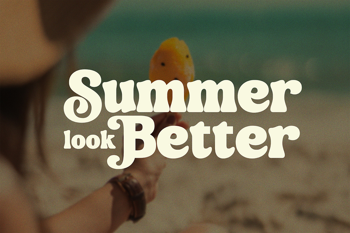 Silky Milky-Bold Retro Serif, a Serif Font by Violet Natural (Photo 3 of 12)