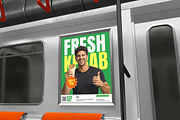 Subway Interior Poster Mockup, an Advertising Mockup by Bartama Graphic (Thumbnail 4 of 5)