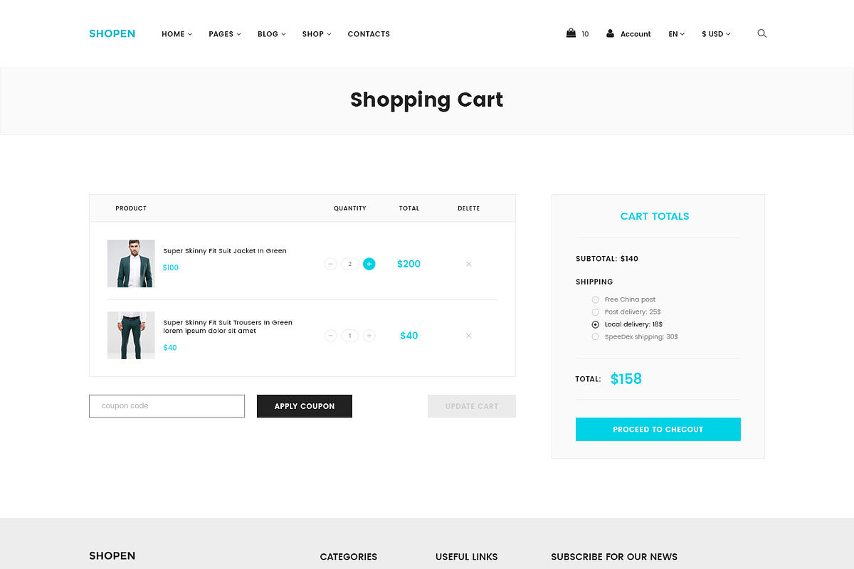 Shopen — Multipurpose PSD Template, a Templates & Theme by ScienteCraft (Photo 24 of 50)