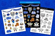 Hanukkah Hand-Drawn Illustrations, an Object Illustration by cugypress (Thumbnail 2 of 9)
