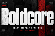 Boldcore — Heavy Display Font, a Slab Serif Font by Wow Magic (Thumbnail 1 of 2)