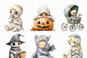Mummy Kids Halloween Character, an Illustration by Craft Nest (Thumbnail 3 of 6)