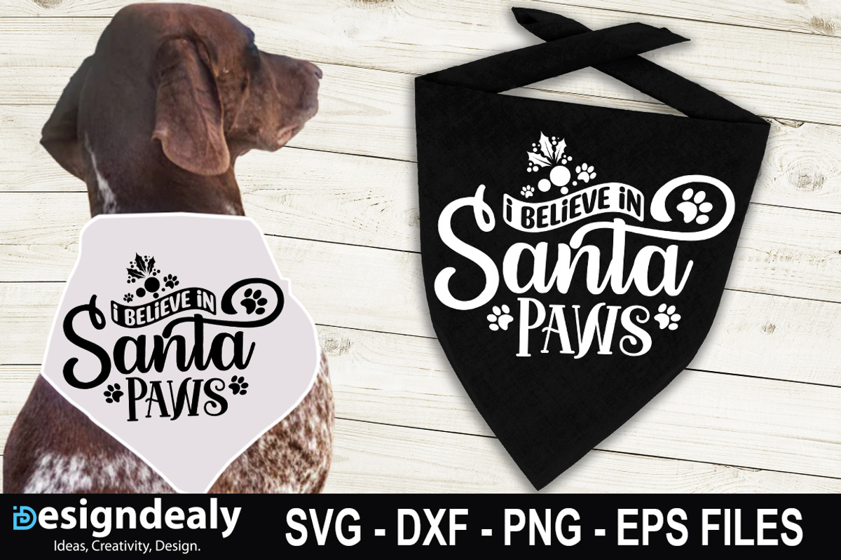 Dog Christmas Bandana SVG Bundle, a Graphic by Buysvgbundles (Photo 4 of 7)