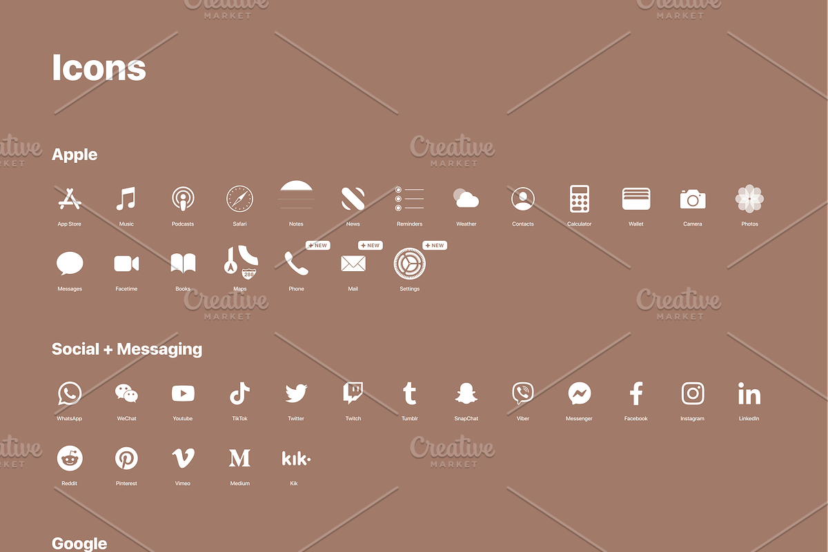 iOS 14 Luxury iPhone App Icons • IV, an Icon by Homescreen Pro (Photo 5 of 6)