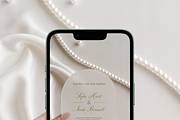5x7 Acrylic Arch Invitation Mockup, an Advertising Mockup by Serenefeeling (Thumbnail 6 of 7)