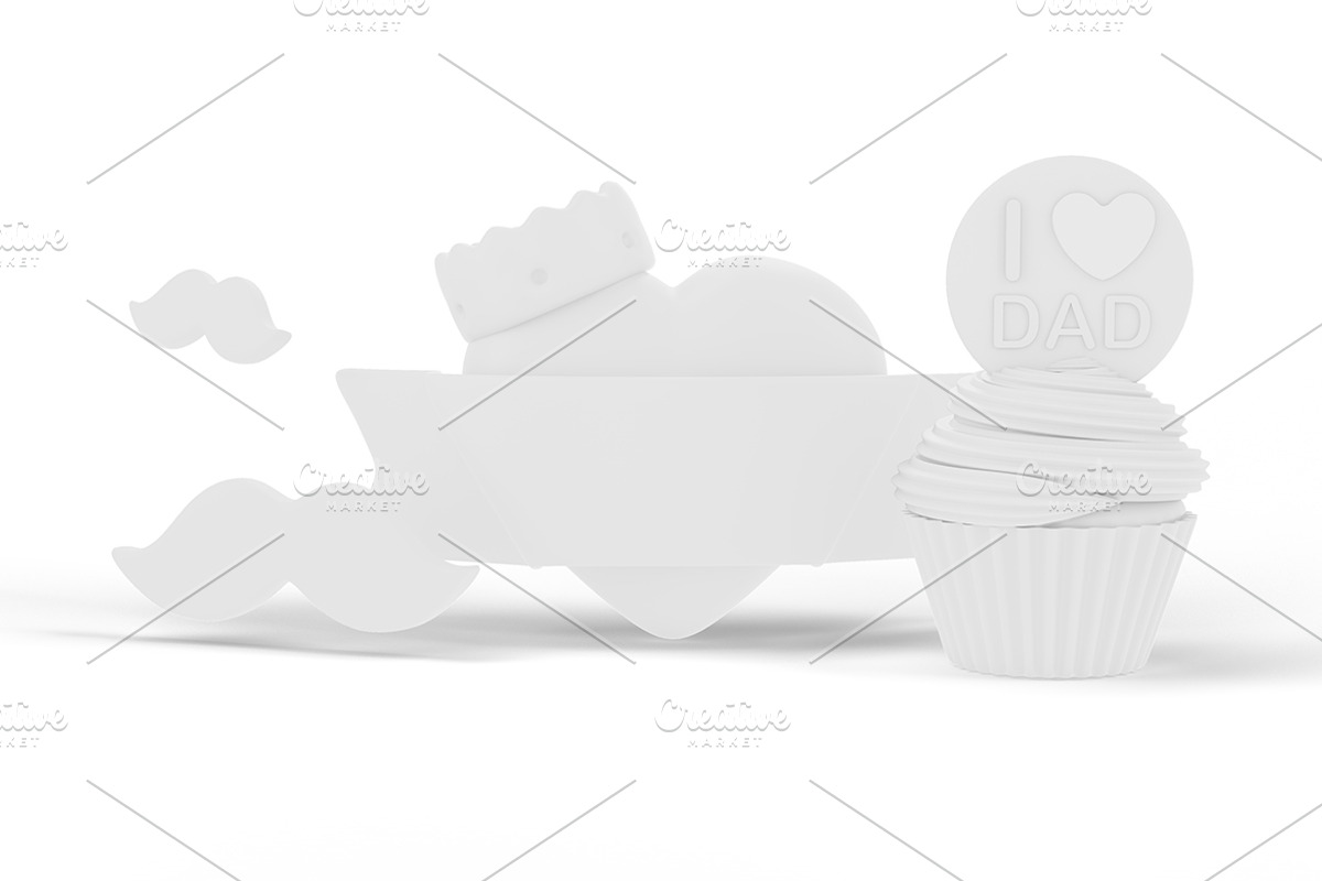 Father's Day Party Mockup, an Advertising Mockup by Qaleb Studio (Photo 2 of 2)