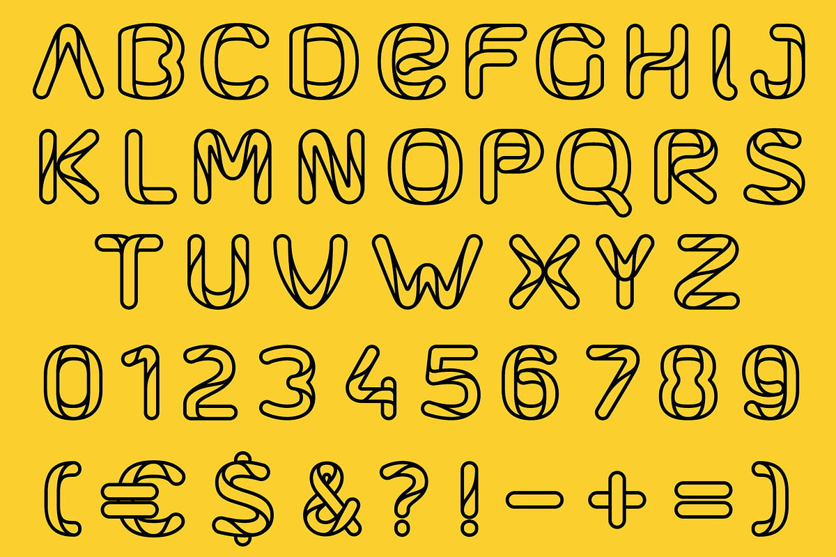 Flowline font preview 4