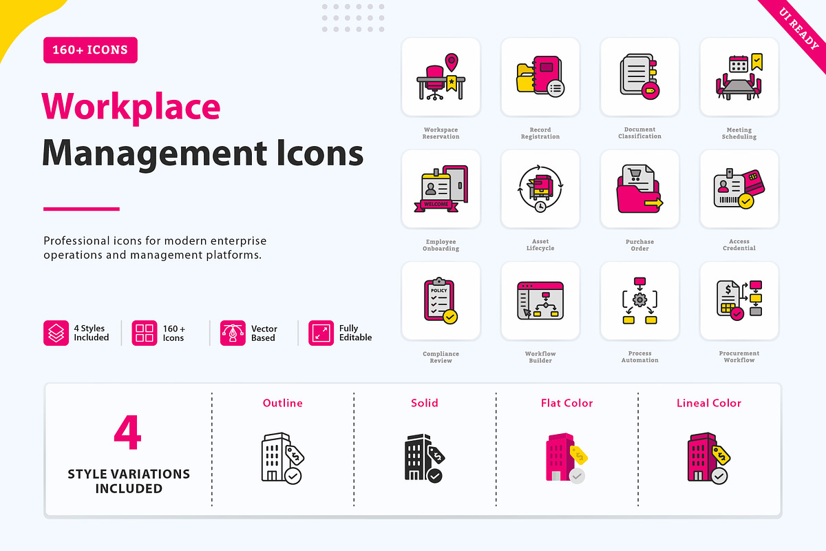 Workplace & Document Icons, an Outline Icon by vexper (Photo 1 of 7)