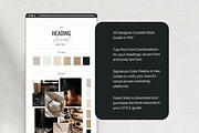 Style Guide for Website & Social, a Branding & Logo Template by Styled Web Shop (Thumbnail 2 of 6)